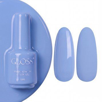 Люминесцентный гель-лак Light Blue Elf, 11 мл (светло-синий) 142108 фото