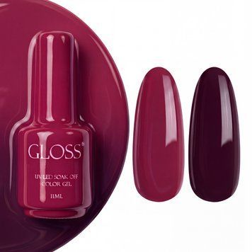 Гель-лак GLOSS Termo Alter Grape 804, 11 мл 78326 фото