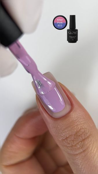 Гель-лак GLOSS Termo Alter Pink 803, 11 мл 83231 фото