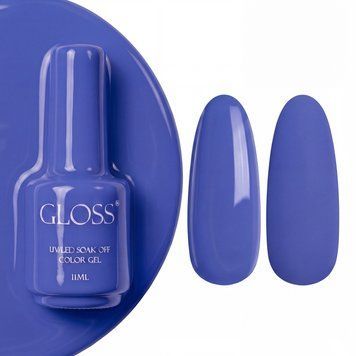 Гель-лак GLOSS Lilac Shadow 802 (волошковий), 11 мл 81856 фото
