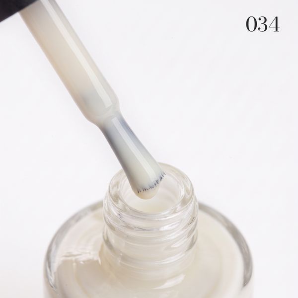 Лак для нігтів Lacquer Nail Polish GLOSS 034 (френч молочний білий), 11 мл 5728411 фото