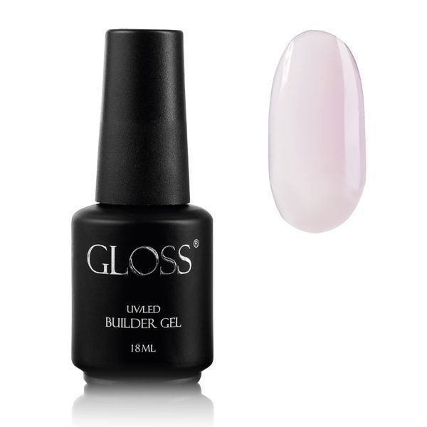 Билдер гель Builder Gel GLOSS Valentine, 18 мл (нежно-розовый) 51893 фото