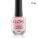 Лак для нігтів Lacquer Nail Polish GLOSS 036 (френч рожевий нюд), 11 мл 5728413 фото 3