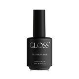 Каучукова база GLOSS Premium Base, 30 мл (з пензлем) 101652 фото