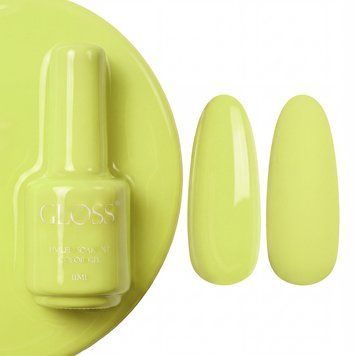 Люминесцентный гель-лак Neon Yellow Elf, 11 мл (неоновый желтый) 210810 фото