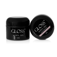 Acryl Gel GLOSS Neutral (beige) in a jar, 30 ml