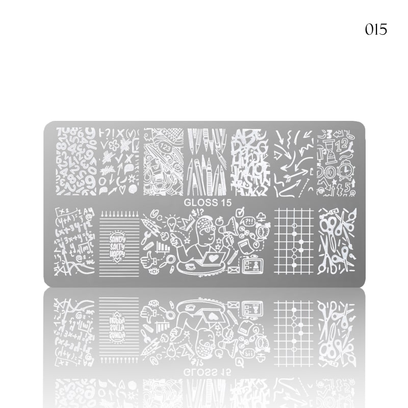 Stamping plate GLOSS 15
