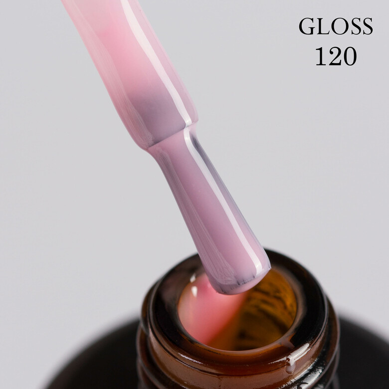 Гель-лак GLOSS 120 (нежно-розовый камуфлирующий), 11 мл
