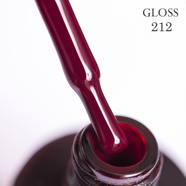 Гель-лак GLOSS 212 (винный), 11 мл