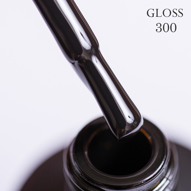 Гель-лак GLOSS 300 (черный), 11 мл