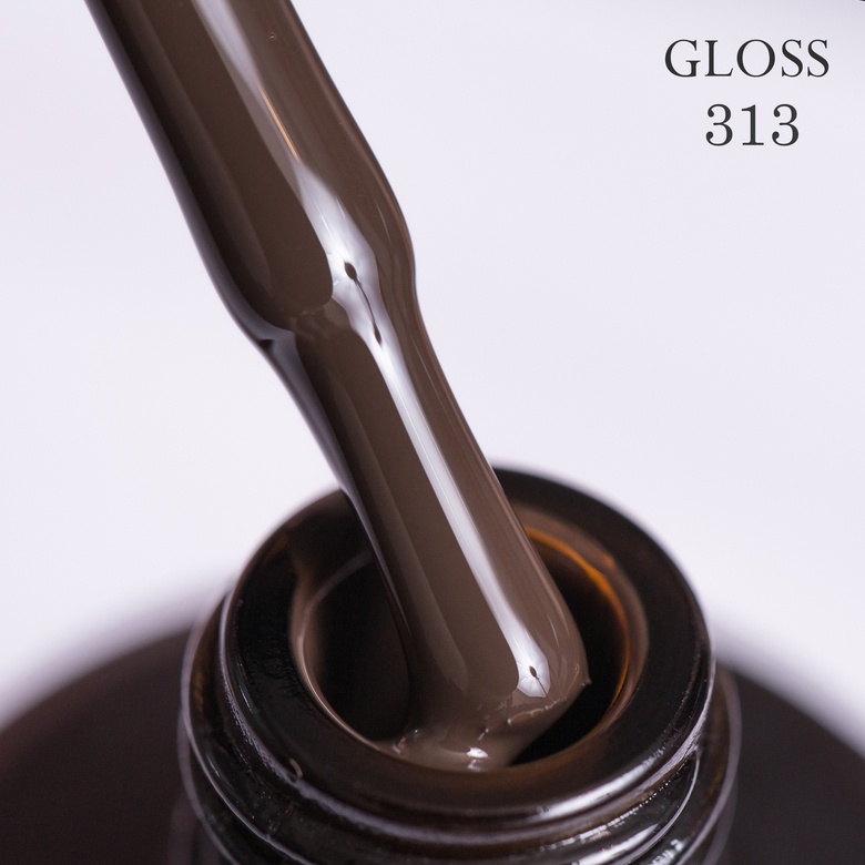 Гель-лак GLOSS 313 (холодный шоколадный), 11 мл
