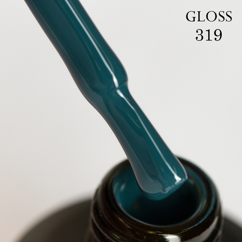 Гель-лак GLOSS 319 (темно-бирюзовый), 11 мл