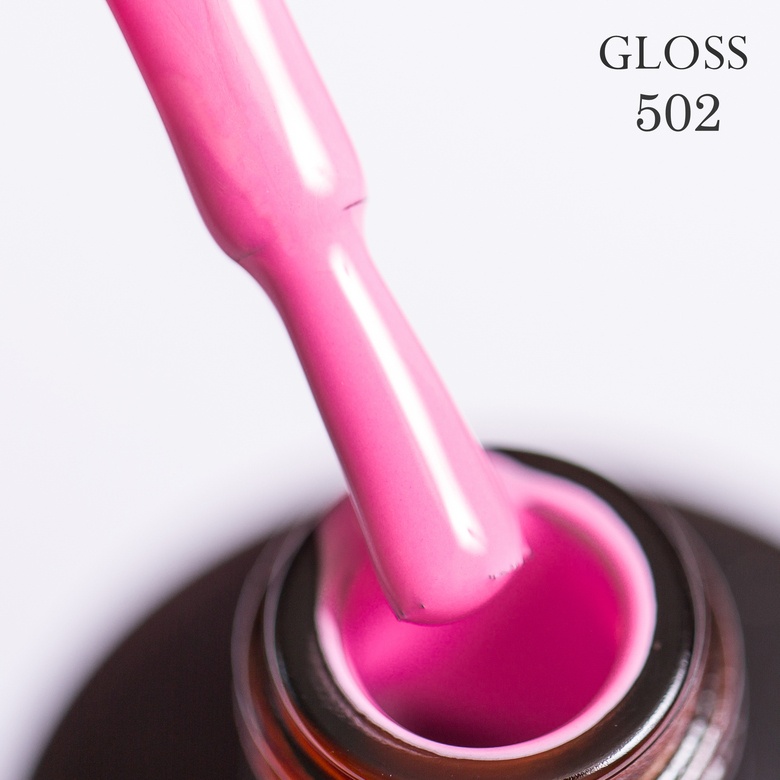 Гель-лак GLOSS 502 (розовый Барби), 11 мл