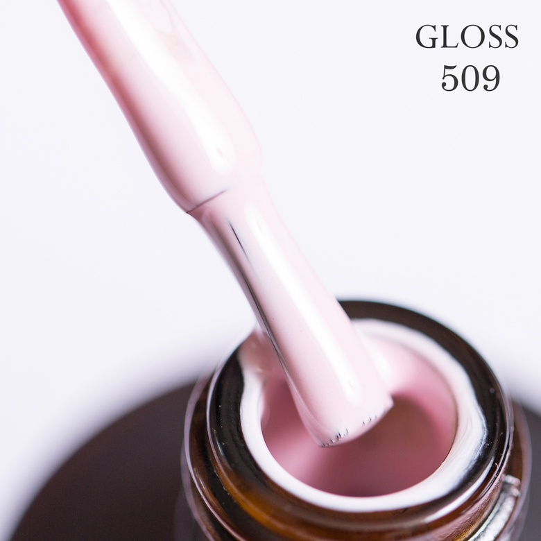 Гель-лак GLOSS 509 (бледно-розовый), 11 мл