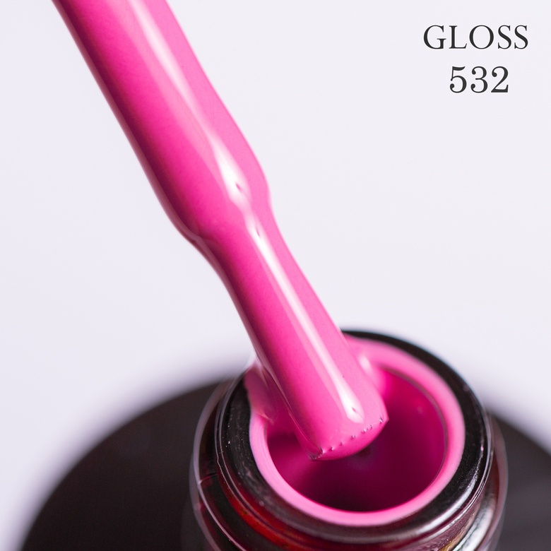 Гель-лак GLOSS 532 (розово-сиреневый), 11 мл