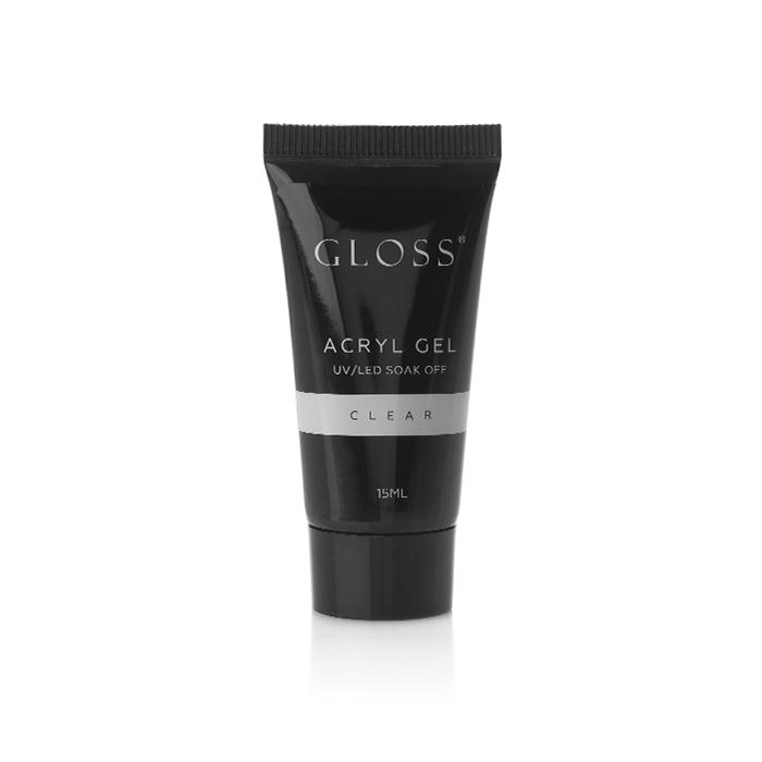 Acryl Gel GLOSS Clear (transparent), 15 ml