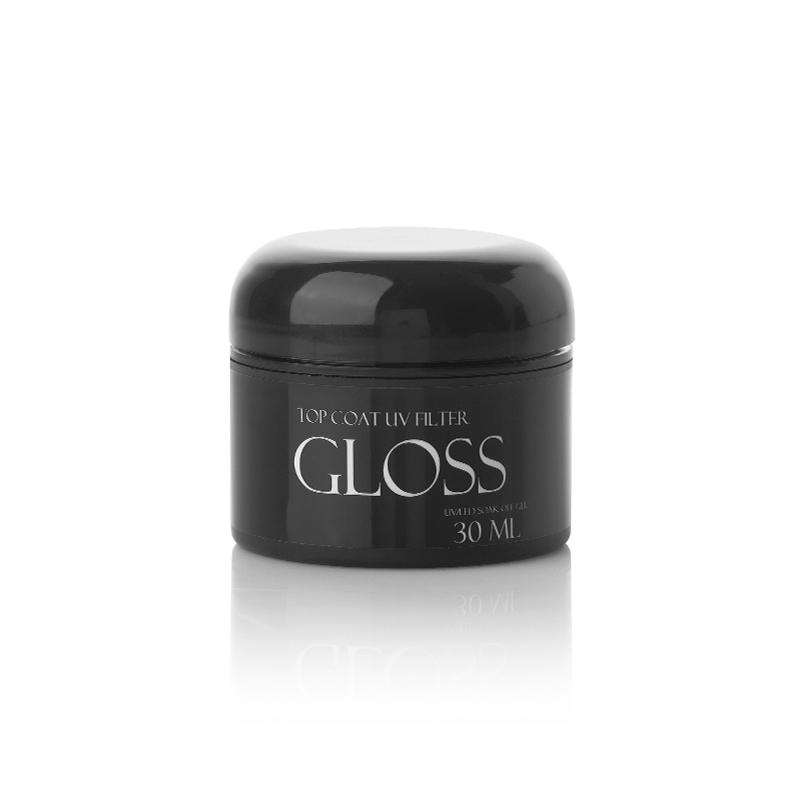 Top with UV filter GLOSS Top Coat UV Filter, 30 ml