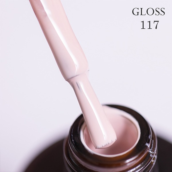 Гель-лак GLOSS 117 (бледно-розовый), 11 мл