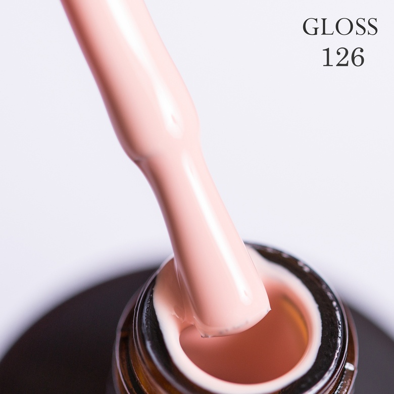 Гель-лак GLOSS 126 (персиково-розовый), 11 мл