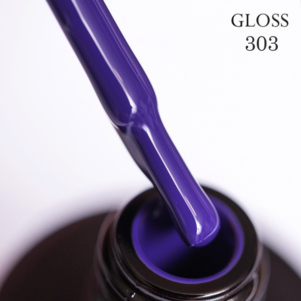 Гель-лак GLOSS 303 (классический фиолетовый), 11 мл