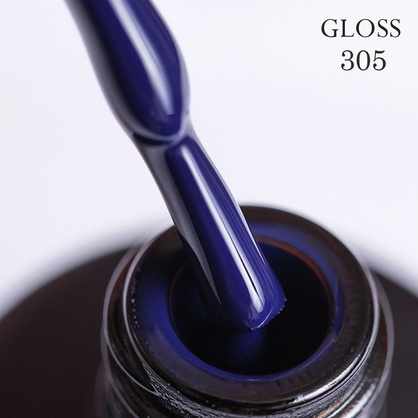 Гель-лак GLOSS 305 (темно-синий), 11 мл