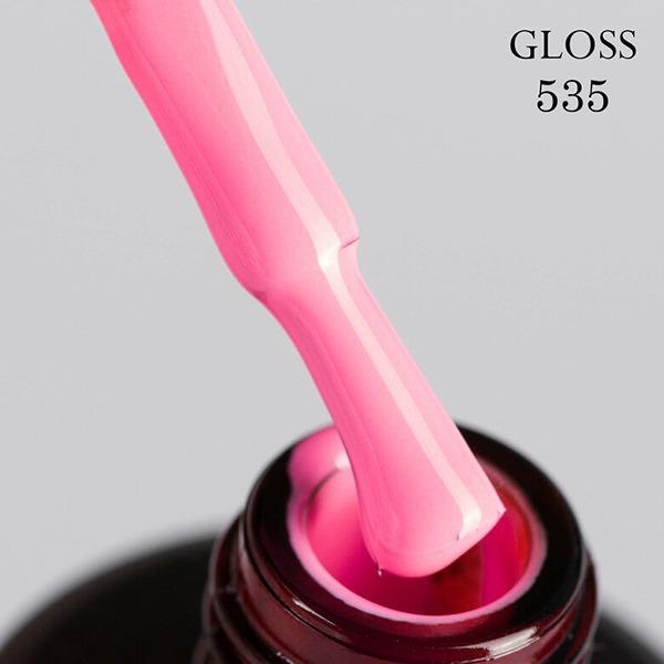Гель-лак GLOSS 535 (насыщенный розовый), 11 мл