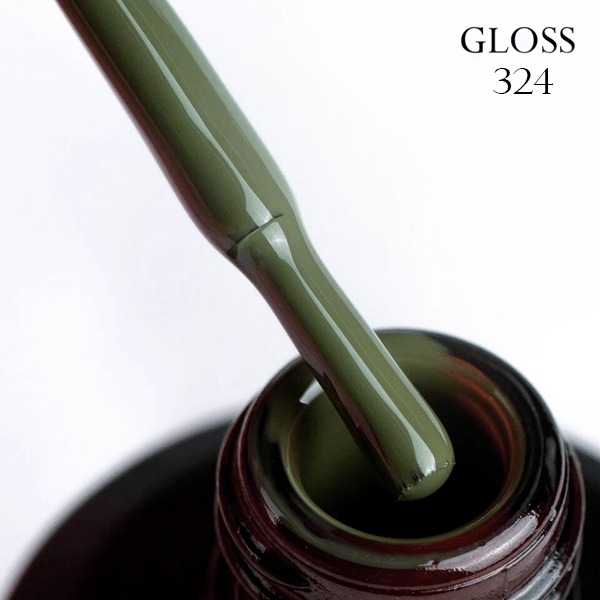 Гель-лак GLOSS 324 (оливковый), 11 мл