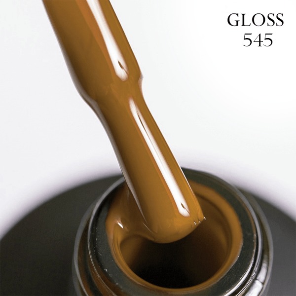 Гель-лак GLOSS 545 (светло-коричневый), 11 мл