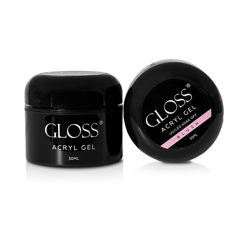 Acryl Gel GLOSS Blush (pink) in a jar, 30 ml