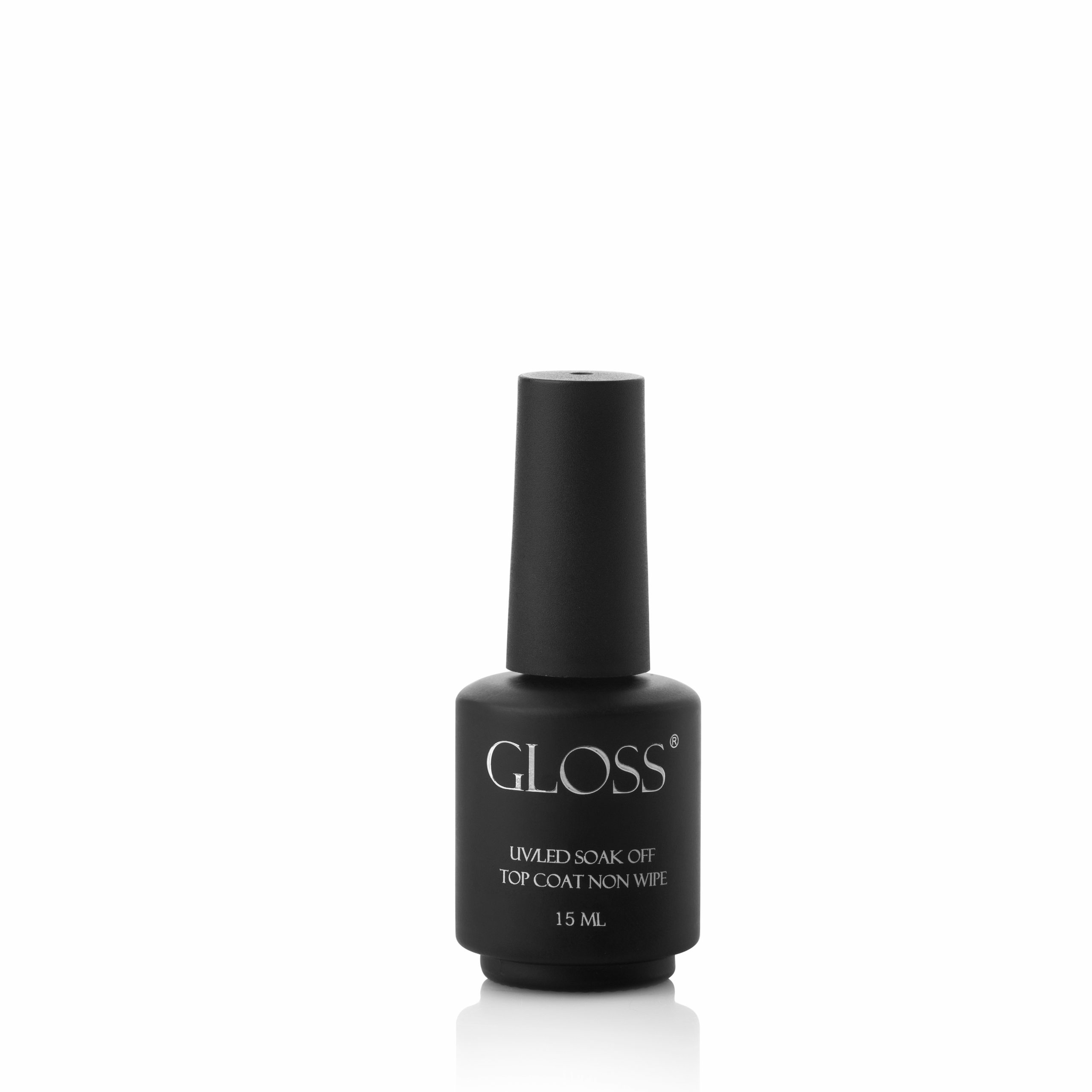 Top without a sticky layer GLOSS Top Coat Non Wipe, 15 ml